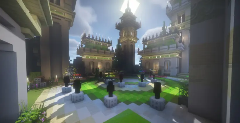 Image of a Minecraft lobby