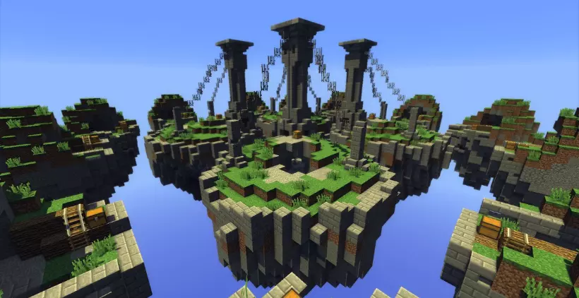 Image of a Skywars map